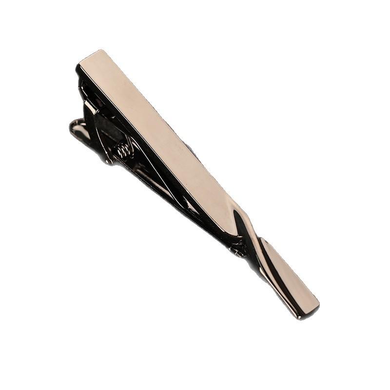 Copper Gold Silver Tie Clip Fashion Versatile Clip Men'S Business Suit Tie Clip Dress Accessories Tie Clip