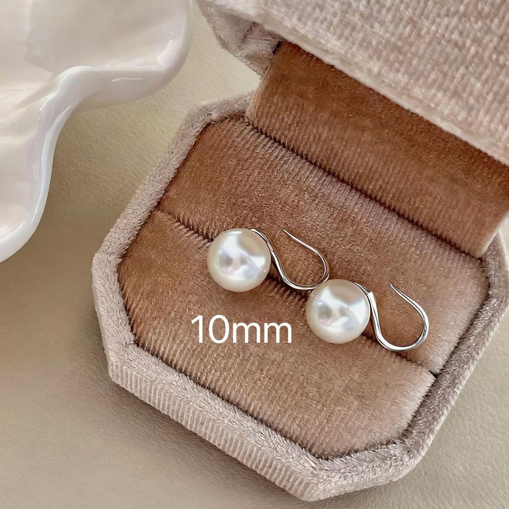 Trendy Retro French Cotton Pearl Earrings - Autumn/Winter 2026