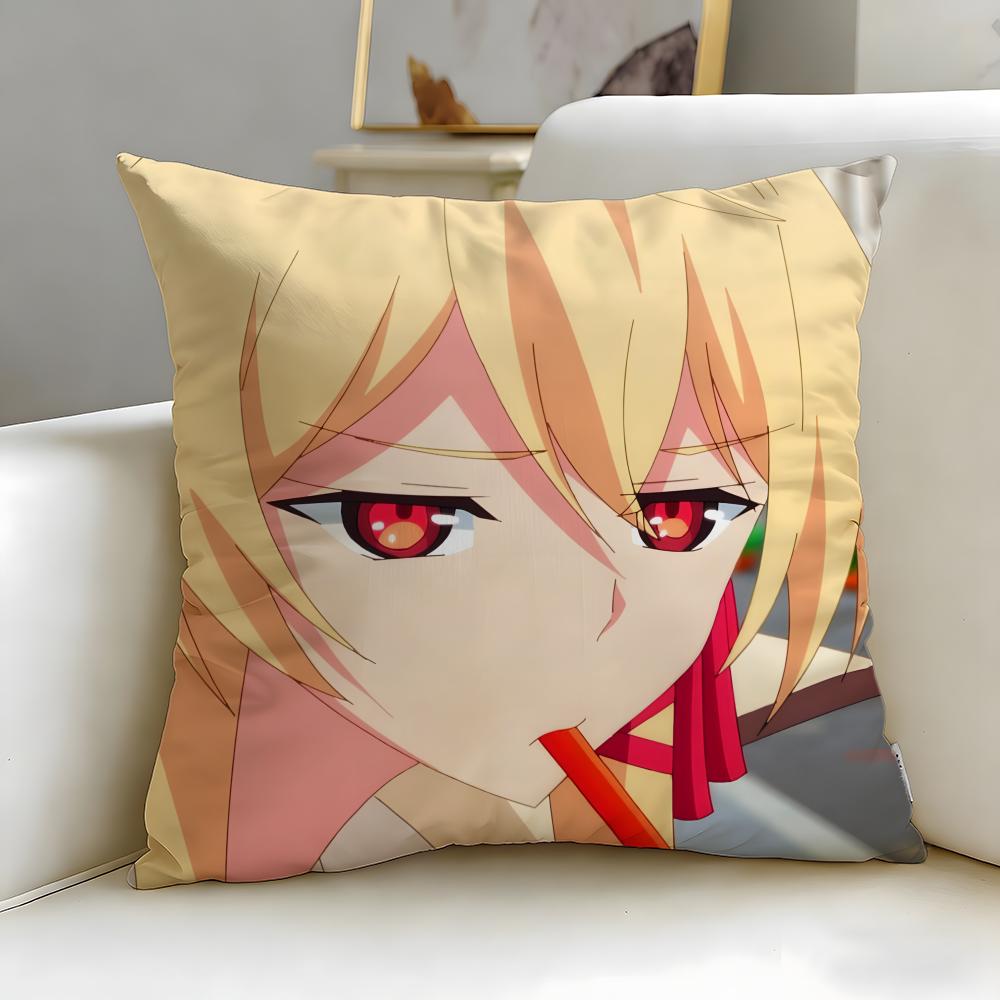 anime Our Last Crusade Cushion Cover Soft EasyWash Pillow Case Versatile for Couch Bed Travel and Office
