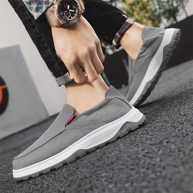 Fashion Men's Running Shoes Summer Canvas Breathable Walking Lightweight Set for Outdoor Leisure Loafers Flat Bottom Driving Shoes
