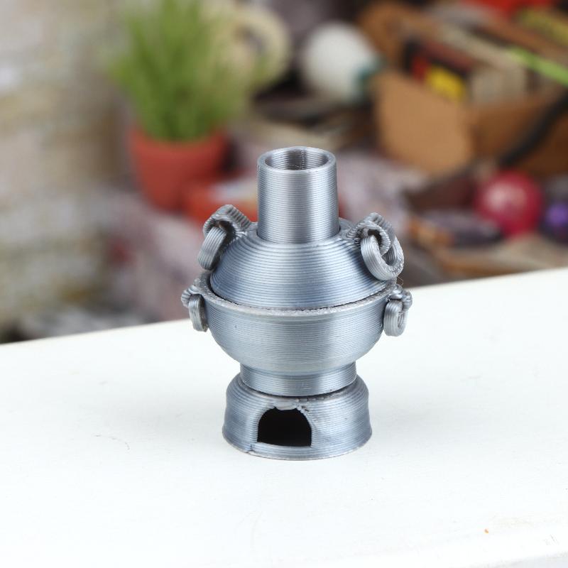 Miniature Retro  Pot Ornament 1/12 Dollhouse Kitchen Chinese  Pot Model Decor Accessories Micro Scene Po Props