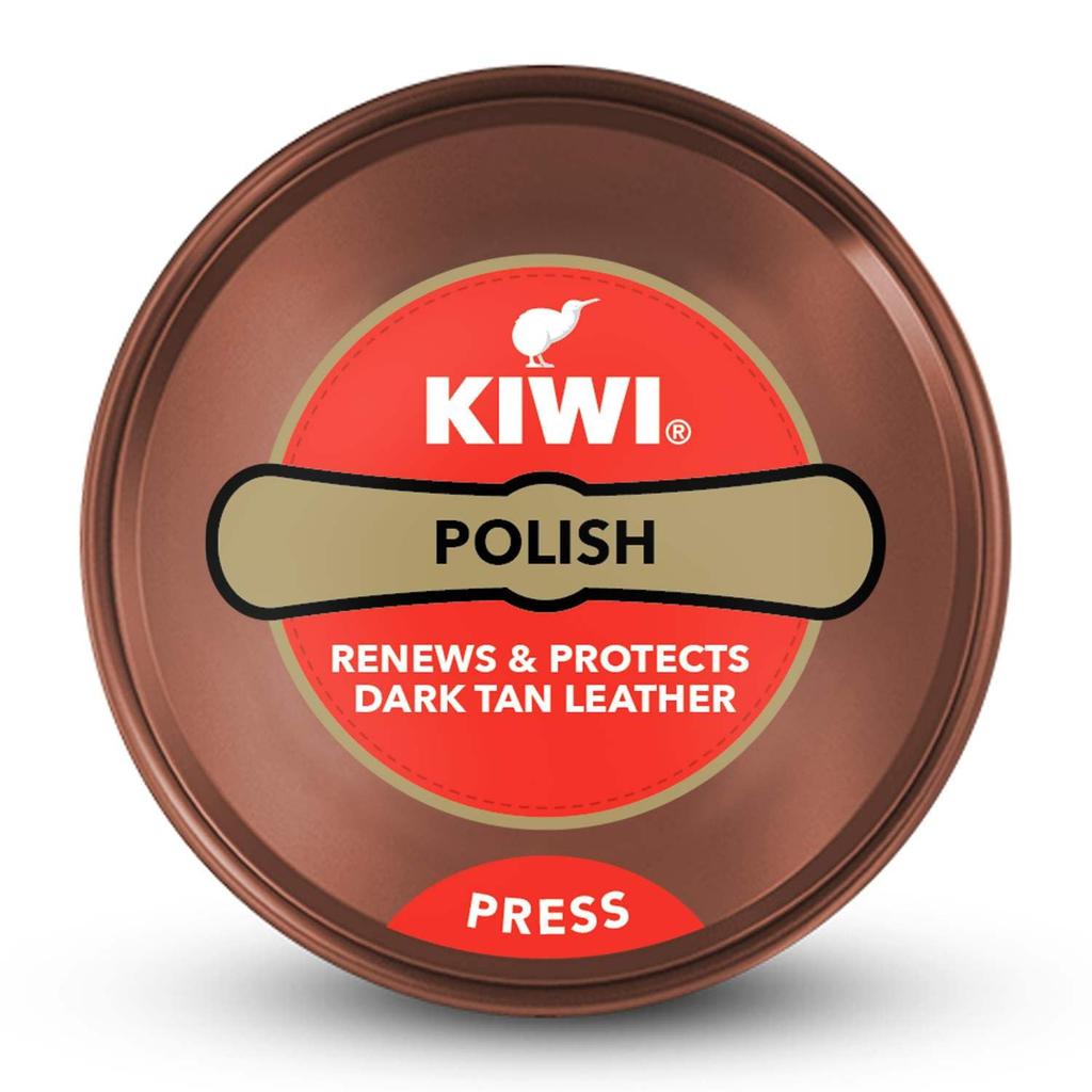 Kiwi Shoe Polish Paste Black and Dark Tan 40GM [Pack Of 2 (one Each)]