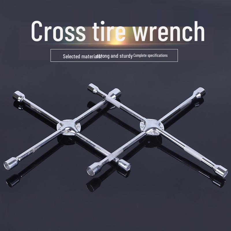 Extended Labor-Saving Cross Tire Socket Wrench