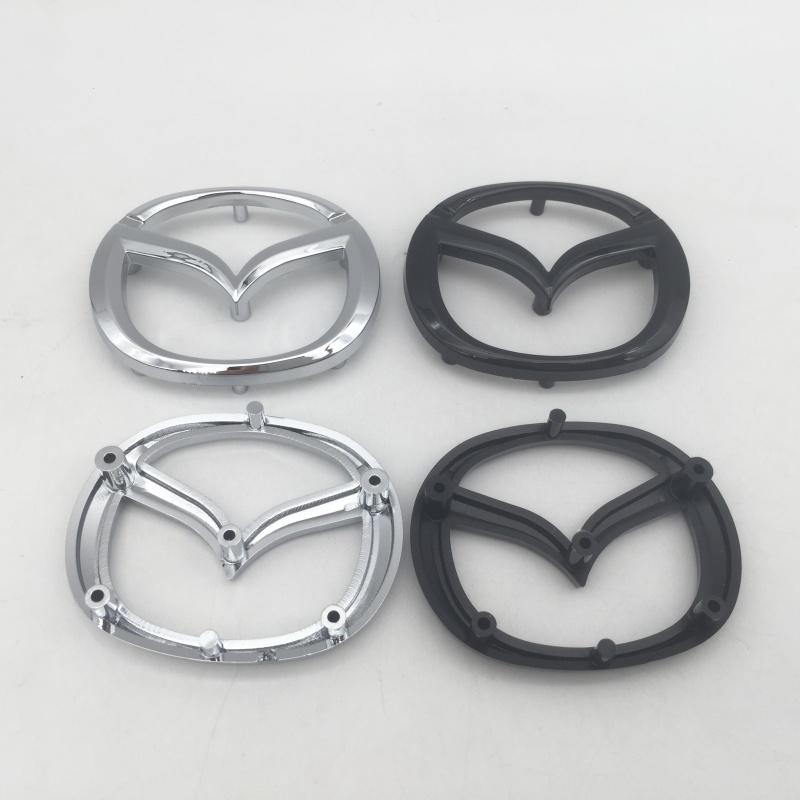 1 pz 3D per Mazda 57x45mm 67x53mm Emblema Auto Centro Volante Badge adesivo Sticker sterzo Volante Badge Decalcomania styling auto ydjcv00