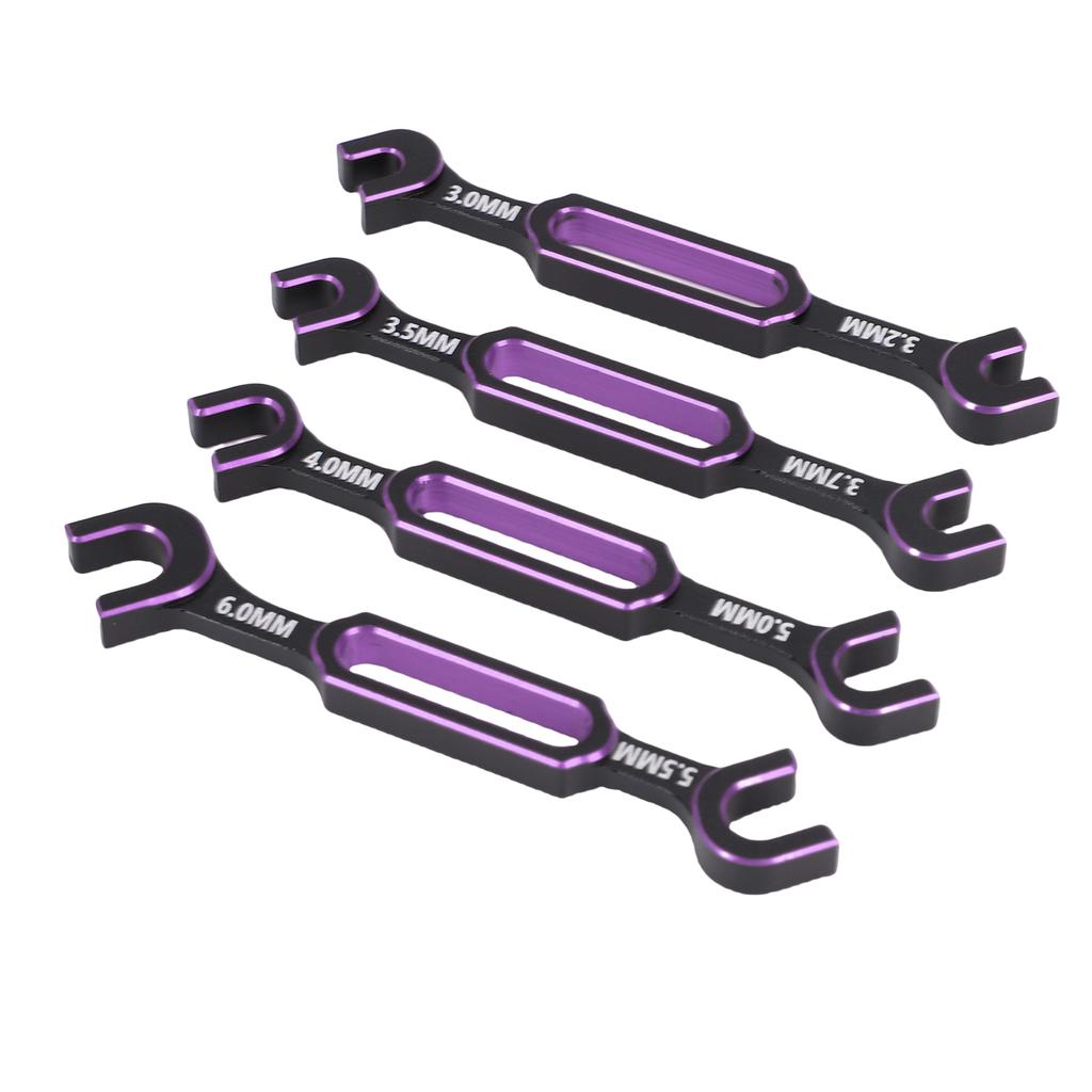 4 Pcs RC Wrench 3.0 3.2 3.5 3.7 4.0 5.0 5.5 6.0mm Turnbuckle Nut   Joint Remover RC   Repair Tool for RC Crawler Car Boat