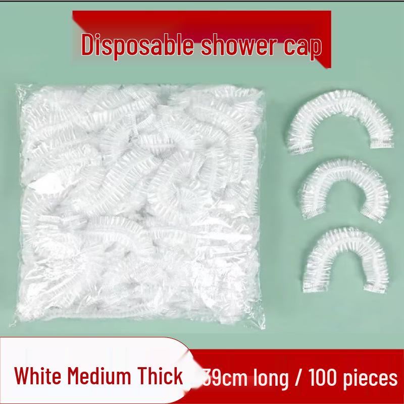 

Waterproof Thickened Disposable Shower Cap for Women – Enlarged for Home, Hair Dye, Salon, and Hotel Use