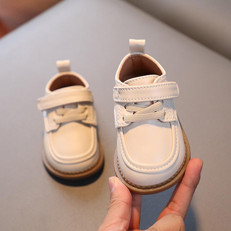 2025 Herbst Babyschuhe: Ledersohle für Jungen & Mädchen, Lauflernschuhe für Kleinkinder