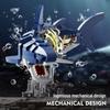 Kompatible LEGO Steine Leuchtender Mechanischer Hai & Dinosaurier Bau-Modelle Spielzeug Geschenk