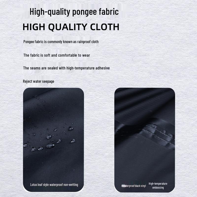 Extra Large Full-Body Raincoat and Pants Set for Cycling