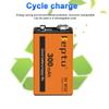 KEPTU 9V 300mAh Long-lasting Rechargeable Batteries for Wireless Microphones, Guitars, and Smoke Alarms