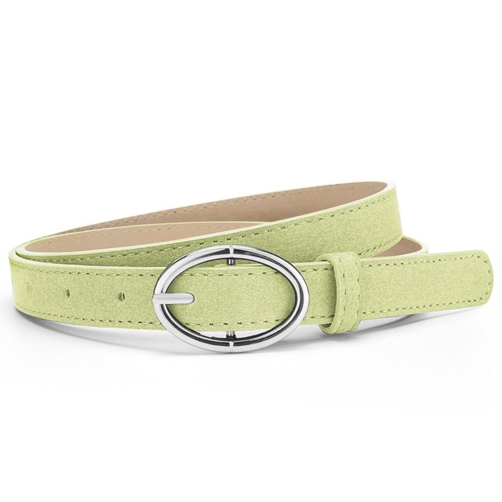 Casual Suede Leather Belt Luxury Design Waistband Trendy Business Waist Belt  For Women