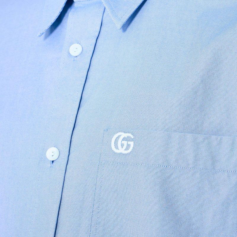 GUCCI Embroidered Oxford Shirt 814715-Z7AG8-4910