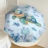 1PC Turtle Ocean Umbrella-8-Rib Reinforced, Automatic Open, Lightweight & Durable, Fashion Accessory for Outdoor, J0378