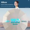 24-Rib Automatic Umbrella, Black Glue Sun Protection, Custom Logo, Business Gift – Enhanced for All-Weather Use