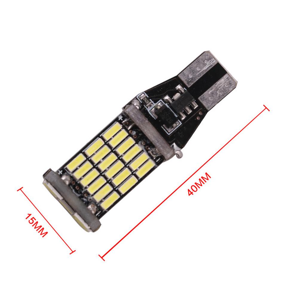LED Car Reversing Light - T15 4014 45SMD, Turn Signal & T10 Reading Light, Constant Current