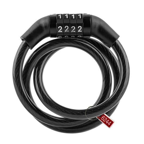 Anti-Theft Bicycle Combination Lock Rust Resistant Easy To Use Compact Size Mountain Bike 4-Digit Password Lock