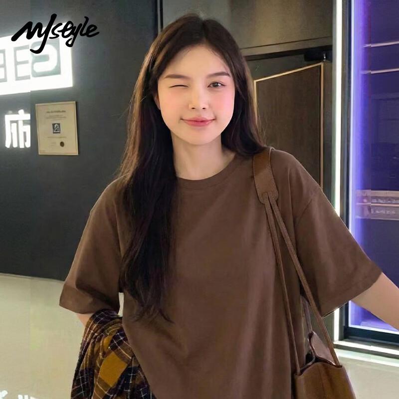 MJ STYLE Women's Pure Cotton Short Sleeve T-Shirt