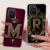 Clear For Samsung Galaxy S10 Lite Case Luxury Crown Fashion A-Z Letter 2D Painted Casing For Samsung S10 Lite G770F G770U1 Cover