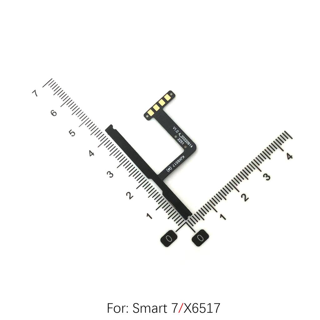 For Infinix Smart 4 5 6 X612 X653 X657 X6511 X6516 X6517 Power Button Volume Flex Cable OnOff