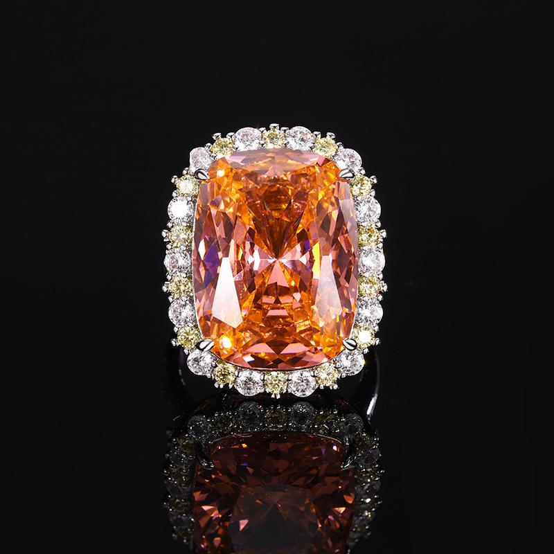 Jewelry Copper Bottom Gold-Plated Simulation Bird'S Nest Cutting Color Treasure Temperament Set Female 15 * 20