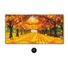 Neue Chinesische Goldene Meile Leinwand Malerei Wand Kunst Gelb Gold Baum Straße Poster Drucke für Wohnzimmer Schlafzimmer Dekoration Cuadros