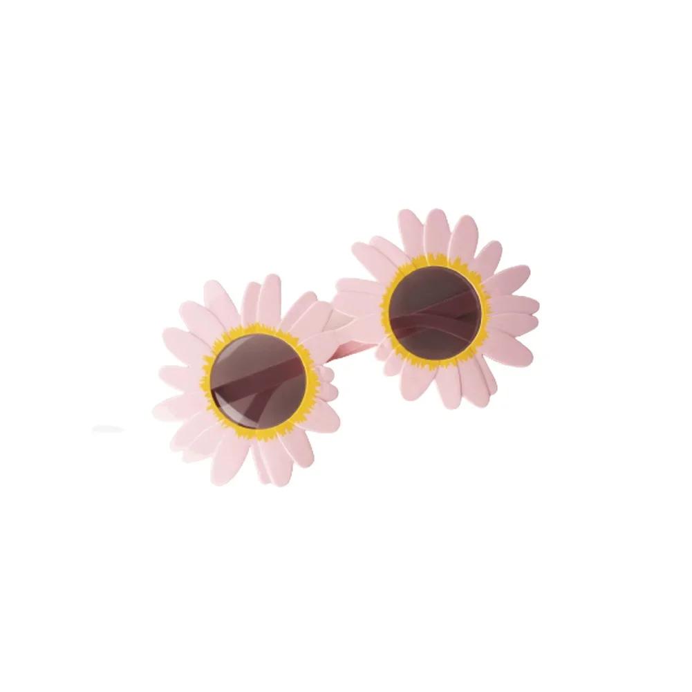 Sunflower Sunglasses Little Daisy Shape Sun Glasses Funny Party Decorative Eyeglasses Plastic Gathering Picnic Photography Props