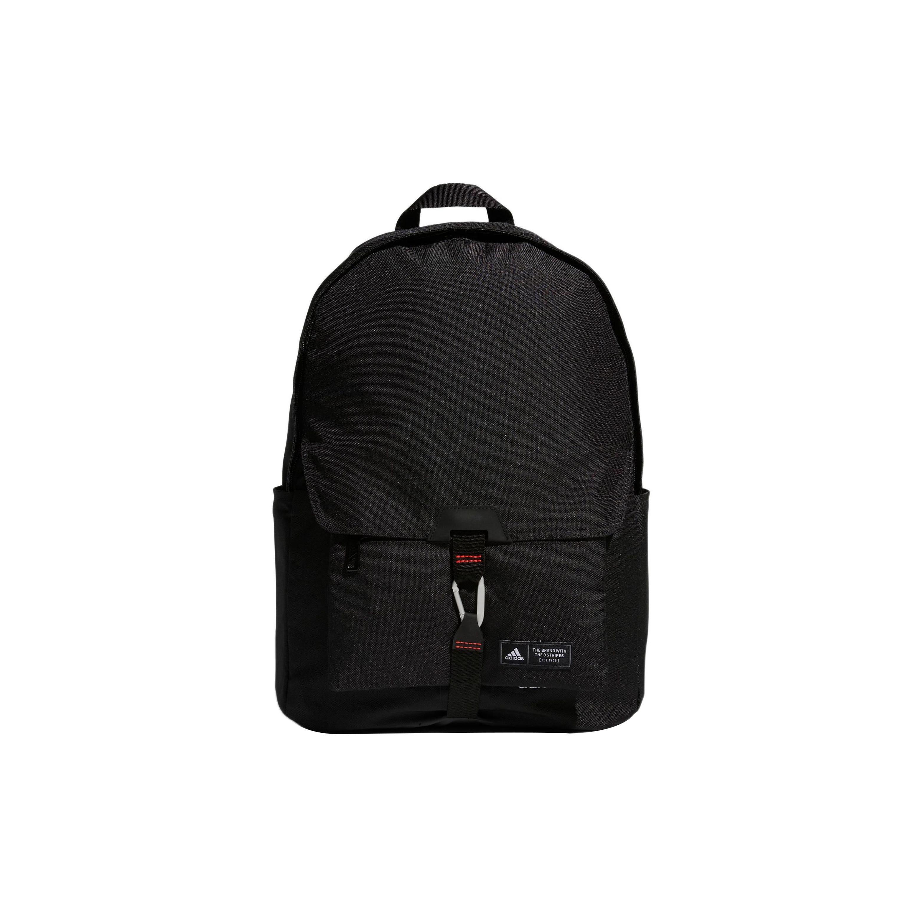 Adidas New Sports Casual Recycled Polyester Backpack Unisex Backpack Black IA5294 Black