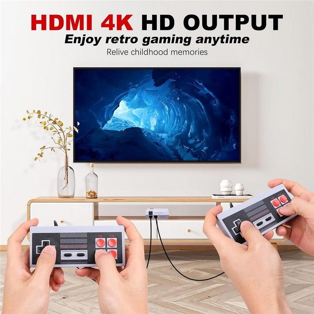 Classic retro controller, built-in 620 retro games, two-player mode, suitable for children and adults, plug and play, AV output TV controller