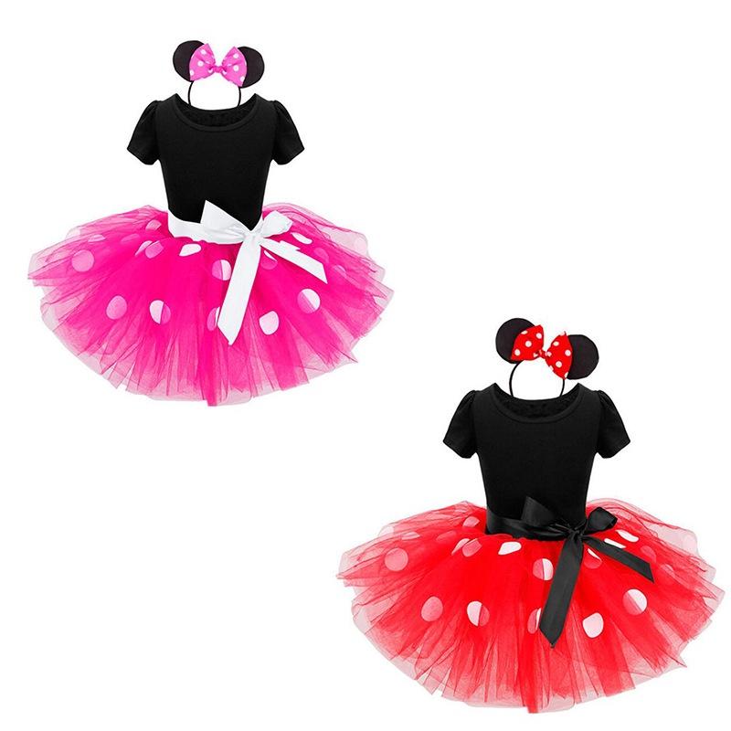 Adorable Girls' Dance Costume With Mesh And Butterfly Bow Ideal For Halloween Cosplay