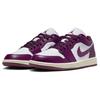 Air Jordan 1 Low Bordeaux Dámské Tenisky Fialová Bílá Plachetnicová DC0774-161