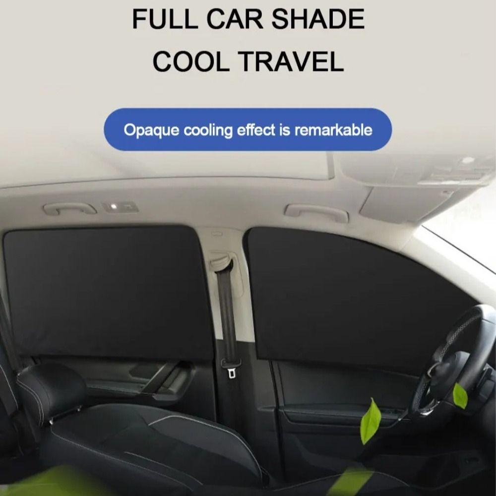 Magnetic Magnetic Car Curtain Adjustable Opaque Car Sun Shade Car Side Window Curtain  Driving