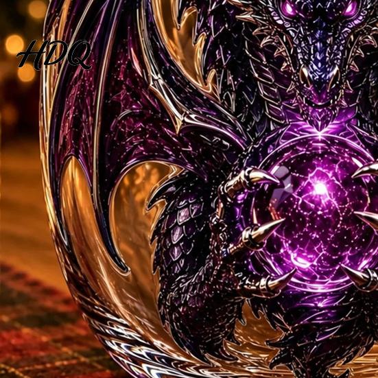 Bar Display Collection Items Mythic Dragon Glass Art Cup 3D Sculpted Drinking with Crystal Ball Unique Whiskey Tasting Cups 400ml Fantasy