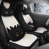 Lucky Kitten car seat covers, Corduroy Seat Cushion with Storage Bag Suitable for More Than 95% Car Models Trucks, Sedans SUVs