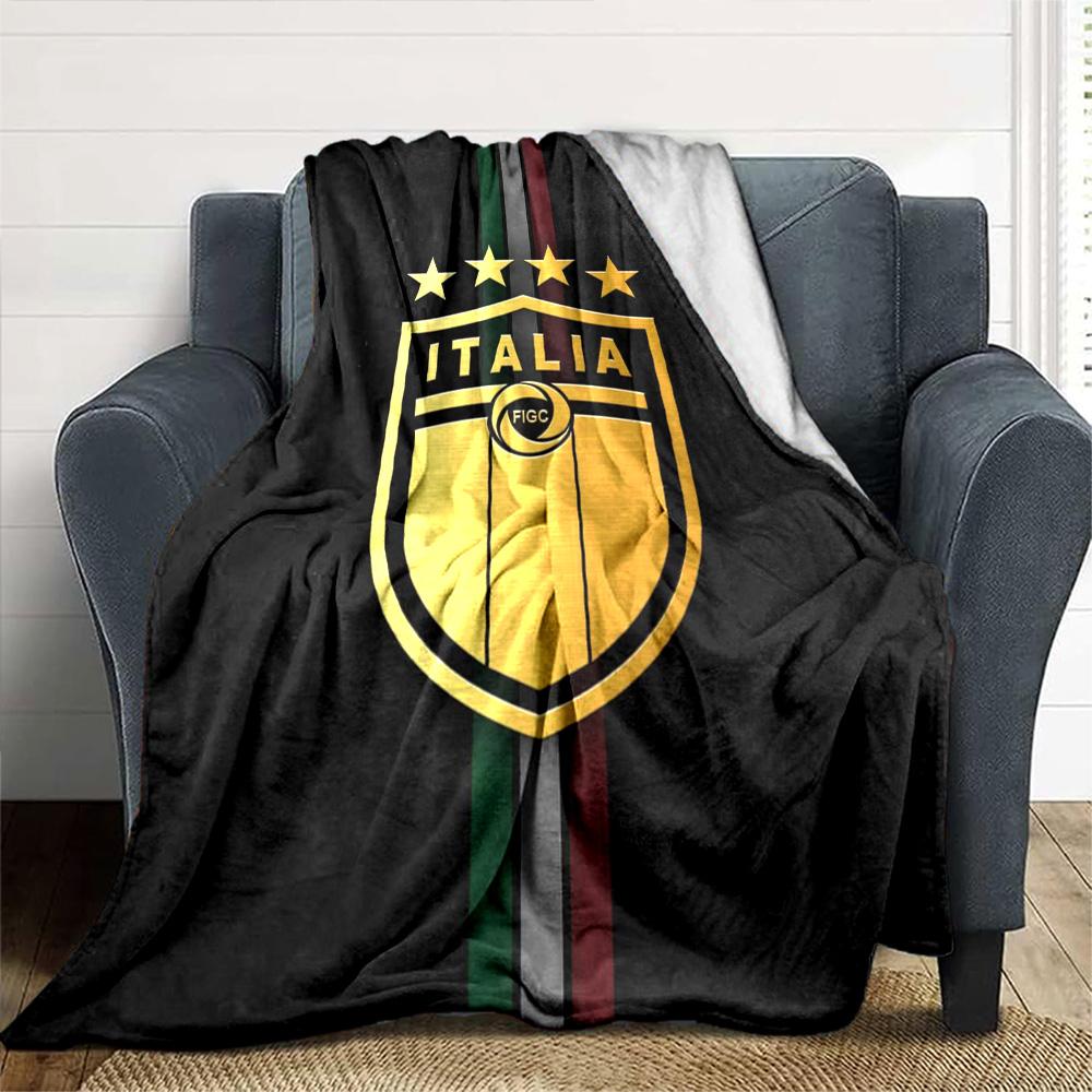 Italia Print Flannel Blanket High Quality Warm Comfortable Cover for All Seasons Perfect for Gifts Home Decor