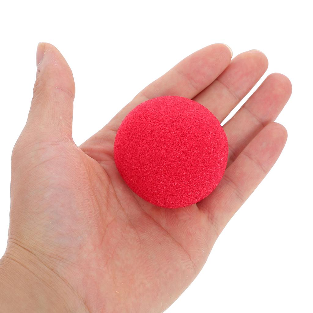 10 Stück Schwammball Clownsnasen Halloween Party Falsche Nasen Cosplay Requisite Rote Ballnasen Clown Kostüm Requisiten
