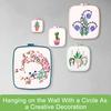 5/4Pcs Square Embroidery Hoops Cross Stitch Rings Multiple Sizes Embroidery Frame for Hand Sewing Needlework Embroidery Projects