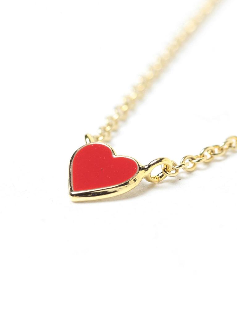 Ray BEAMS Petite Epo Heart Necklace, Women's, Red, One Size