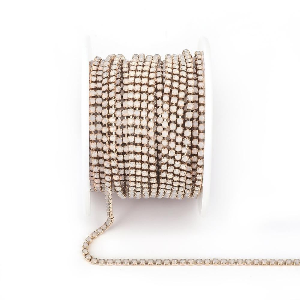 Weichen Specializes In Protein Color Electrophoresis Claw Chain Ceramic Single Row Rhinestone Chain Diy Jewelry Accessories Clothing Accessories