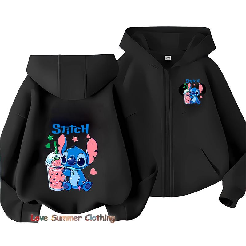 Disney Jongens Hoodie Ritssluiting stiksel Meisjes Herfst Capuchonjas Rit Herfst Pullover Casual Hoodie Maat 100-160cm 120