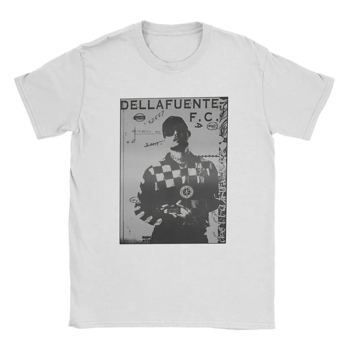 

Летние мужские футболки Dellafuente Tears for Another Day Мужские футболки ФК Клуб Хипстер Футболка из чистого хлопка с круглым вырезом и коротким рукавом 4XL