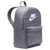 Nike 25L Logo Print Zipper Closure Polyester Backpack Unisex Backpack Smoke-Gray DC4244-063