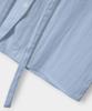 Yujen Soft Tie Button Blouse_Sky Blue