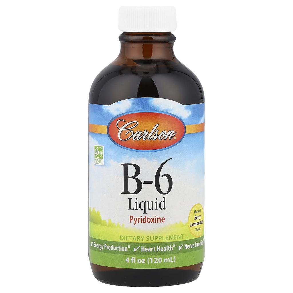 B-6 Liquid, Natural Berry Lemonade, 120Ml(4Fl Oz)