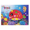 12 stk DIY Creative Cartoon Animal 3D EVA Thickened Sticker Puzzle Håndlaget tidlig læring pedagogiske leker for barn Barnegave