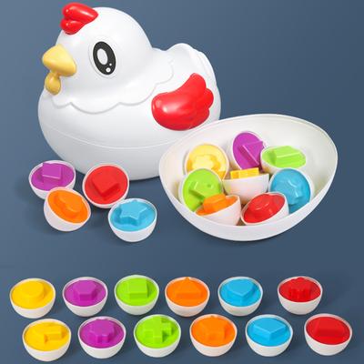 12 Color And Shape Memory Sorting Travel Puzzle Games Early Education Toys