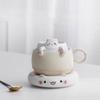Lucky Cat Tea Cup Teacup Ceramic Tea Separation Creative Coffee Cup Men'S And Women'S Water Cup Gift