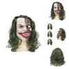 Latex Joker Head Mask With Large Eyes For Halloween Costume And Pranks