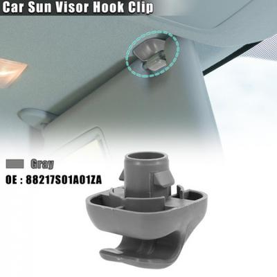 Gray Car Sun Visor Hook Clip Retainer 88217S04003ZA for Honda Civic 1996-08