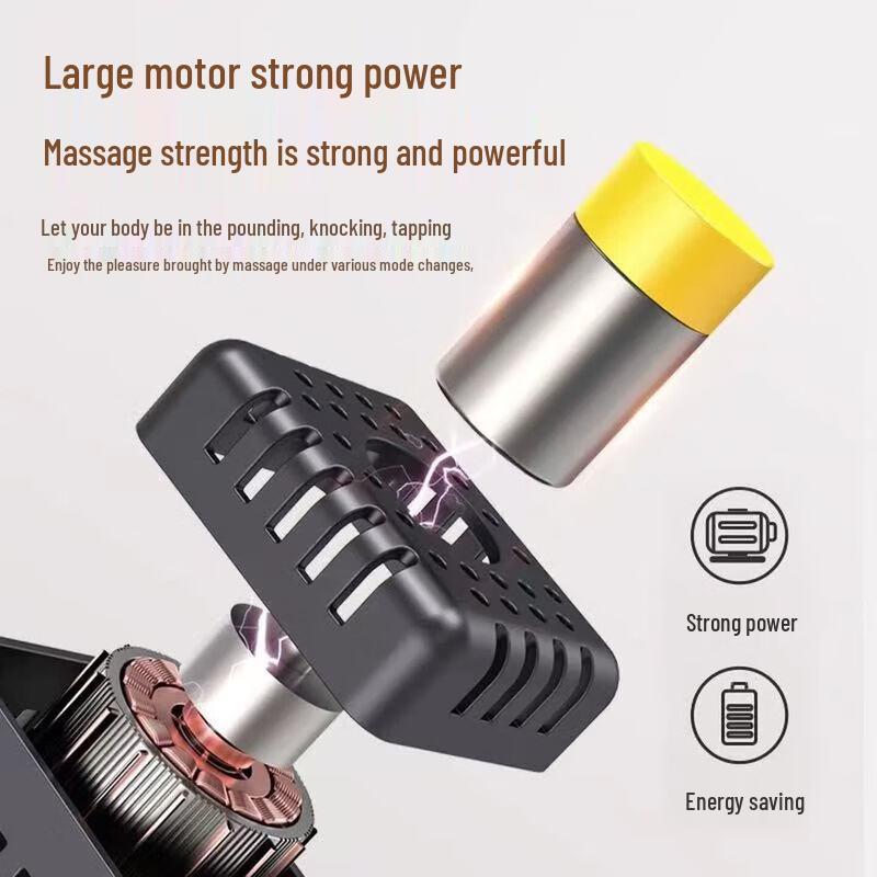 AUX Percussion Neck & Shoulder Massager with Heat CN plug (adapter included)
