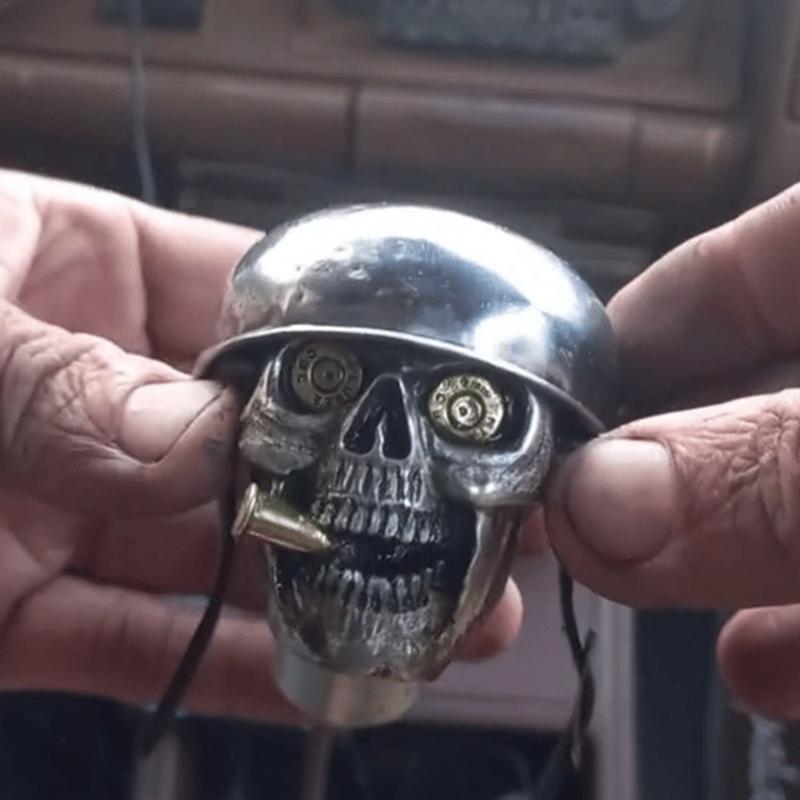 Skull Shifter Knob Skull Soldier Handle Shifting Knob Handcrafted Car Stick Shift Knob Alloy Gear Shift Knob For Manual